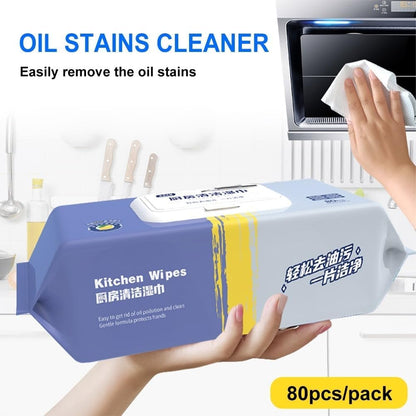 Kitchen Cleaning Wet Wipes (80 wipes)