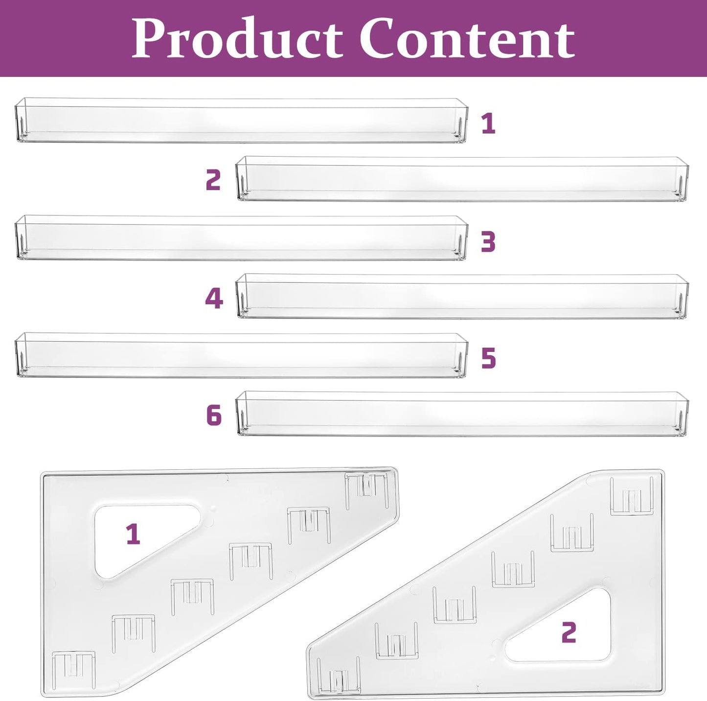 Multilevel Acrylic Cosmetics Display