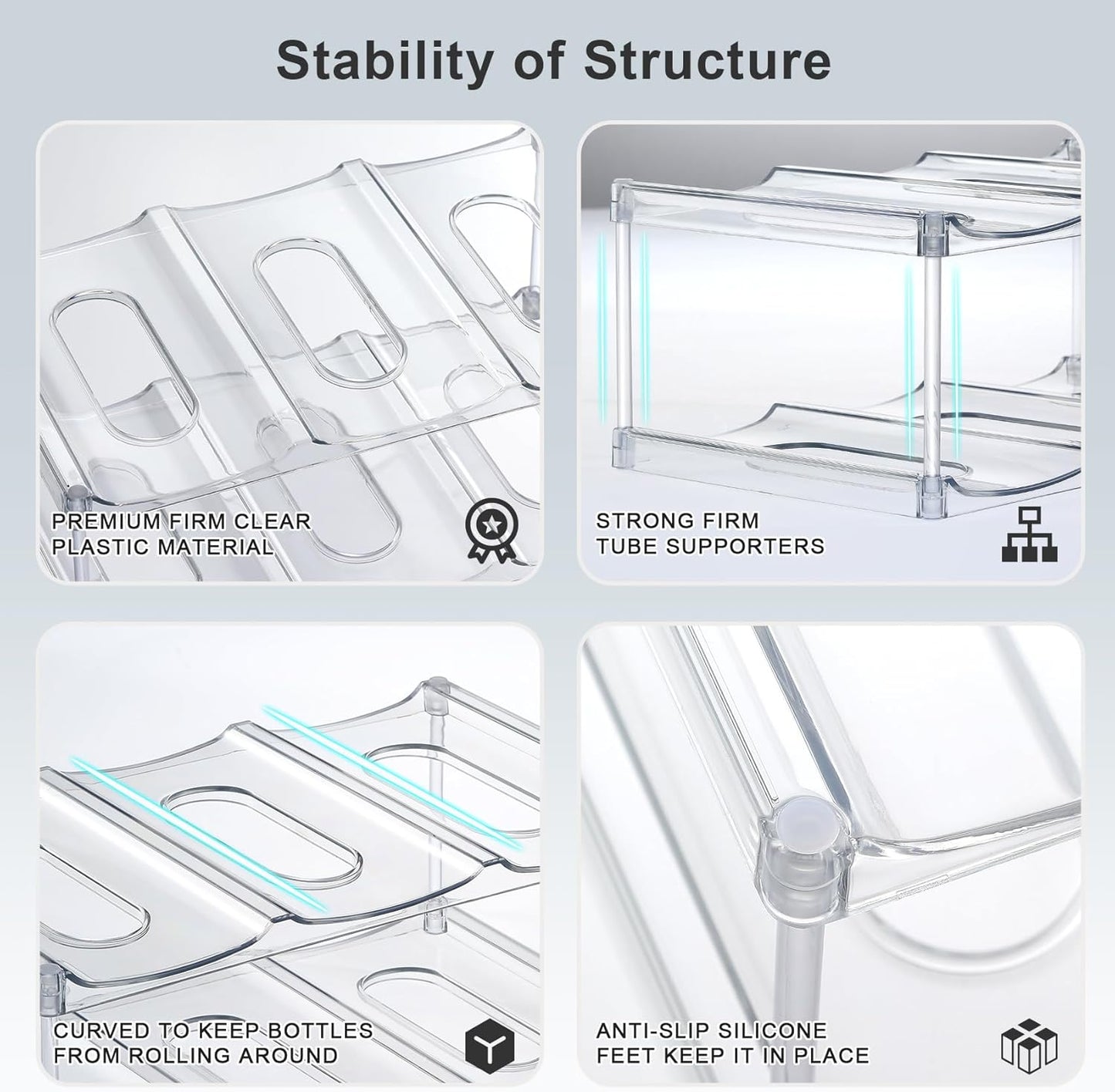 Water Bottles Organizer Stand