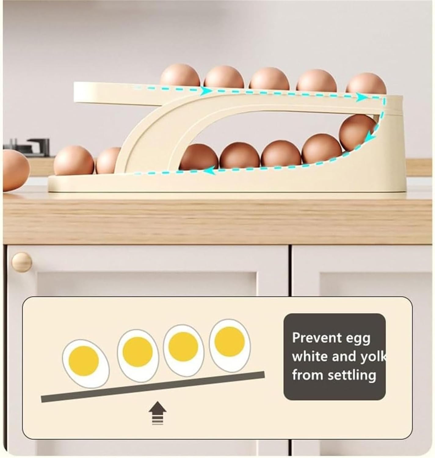 Rolling Down Egg Rack
