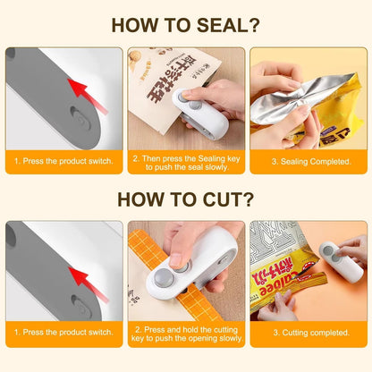 2 in 1 Bag Sealer and Cutter