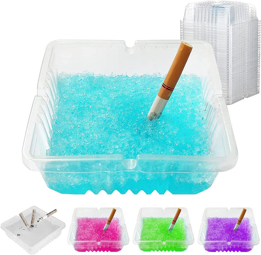 Ashtray Sand Pack of 4 bags Smokeless Ashtrays for Cigarettes Indoor, Quickly Extinguish Smoke and Adsorb Soot, Prevent Secondhand Smoke, Odor Eliminator