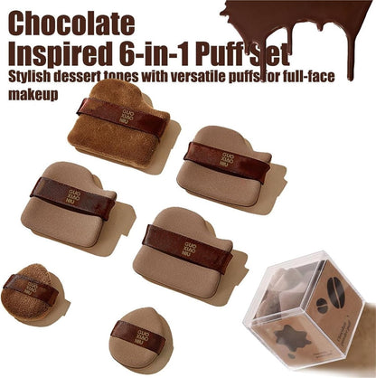 Makeup Foundation Puff Set (6 pcs)