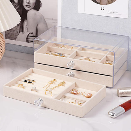 3 Drawers Jewelry Box