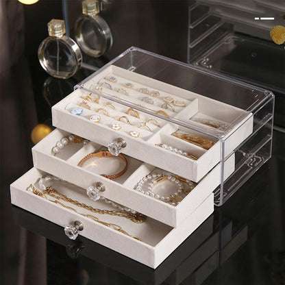3 Drawers Jewelry Box