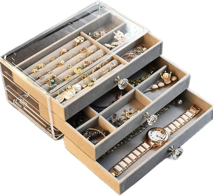 3 Drawers Jewelry Box