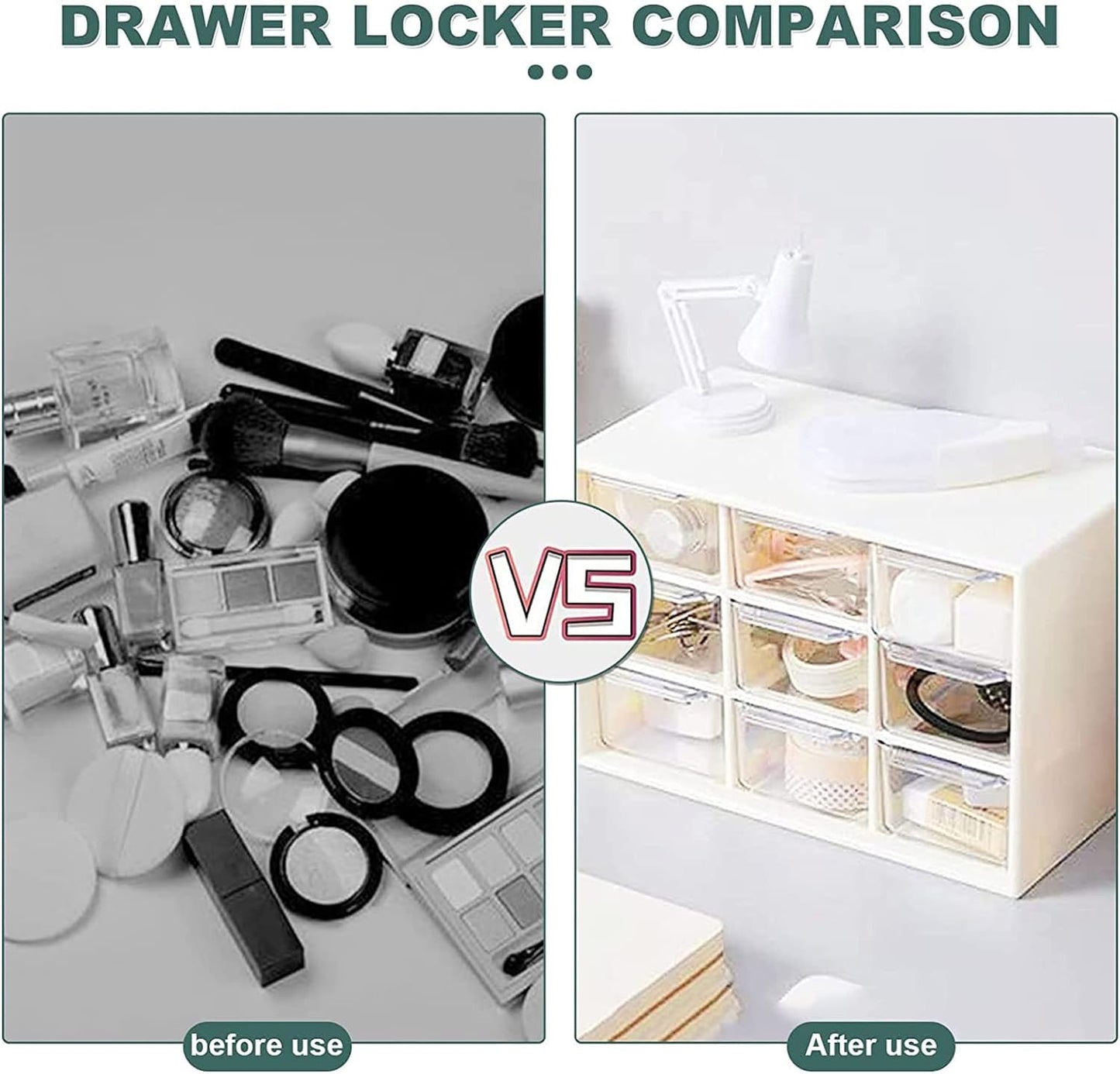 6 Grids Drawers Storage Box