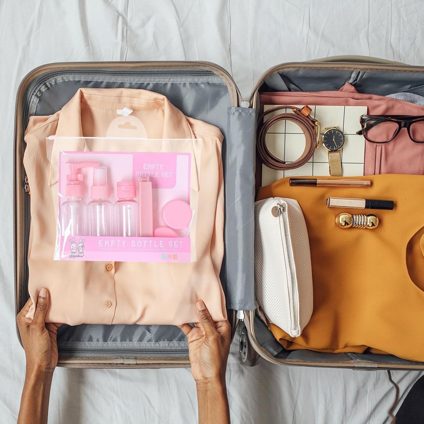 Travel Refillable Bottles Set