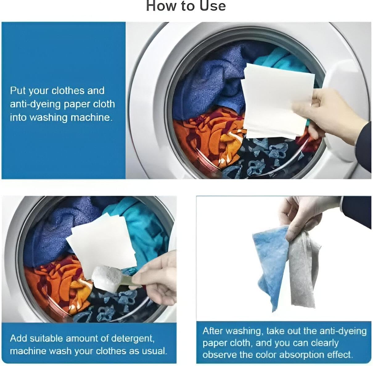 Laundry Color Catcher (50 pieces)
