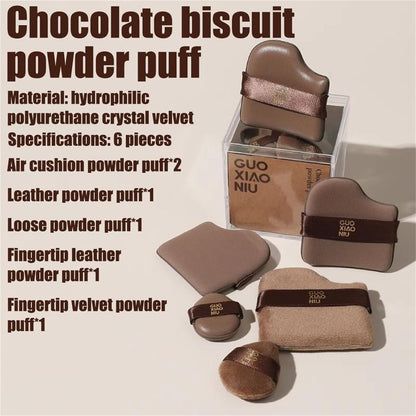 Makeup Foundation Puff Set (6 pcs)