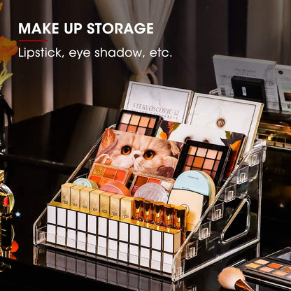 Multilevel Acrylic Cosmetics Display