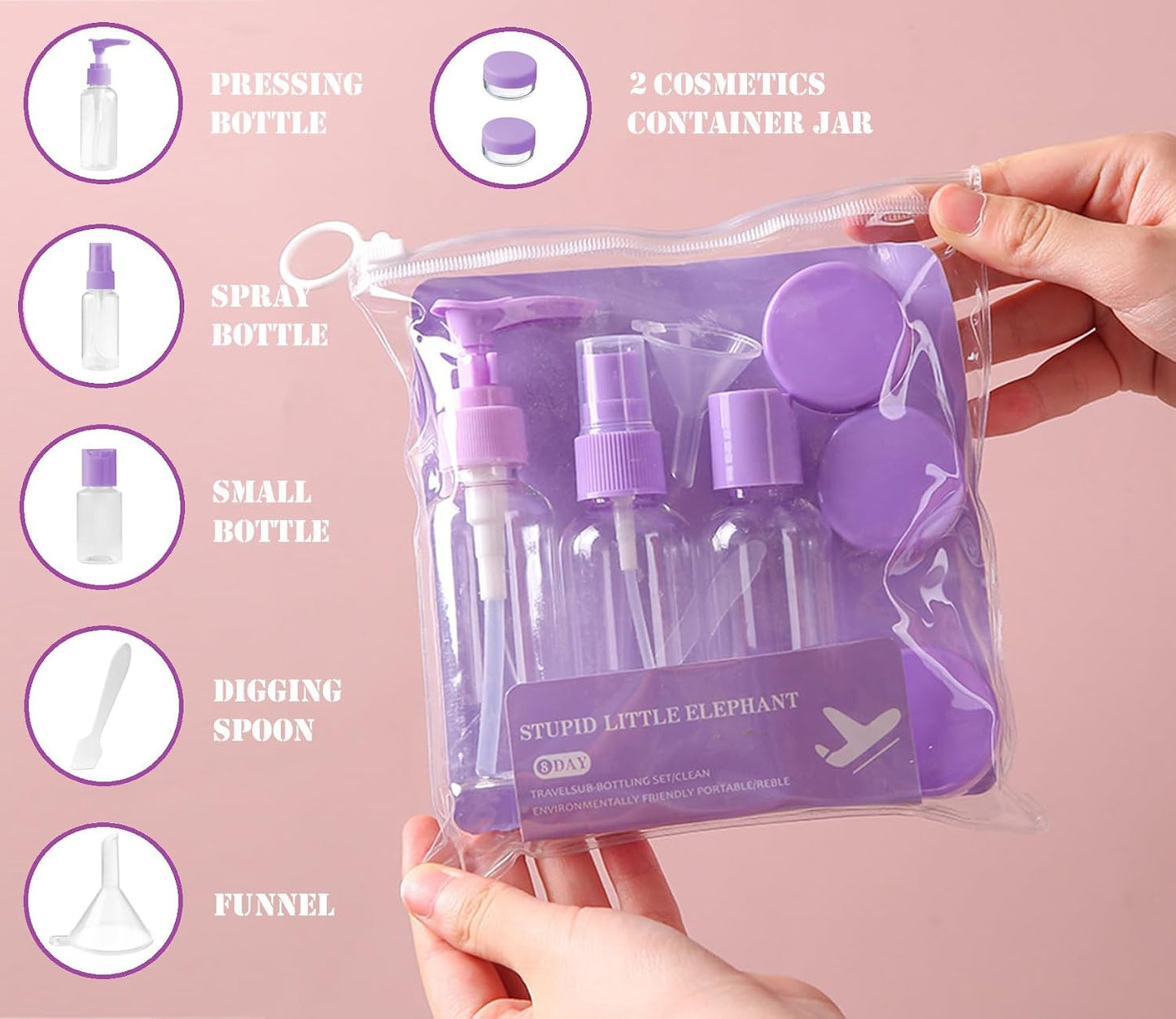 Travel Refillable Bottles Set