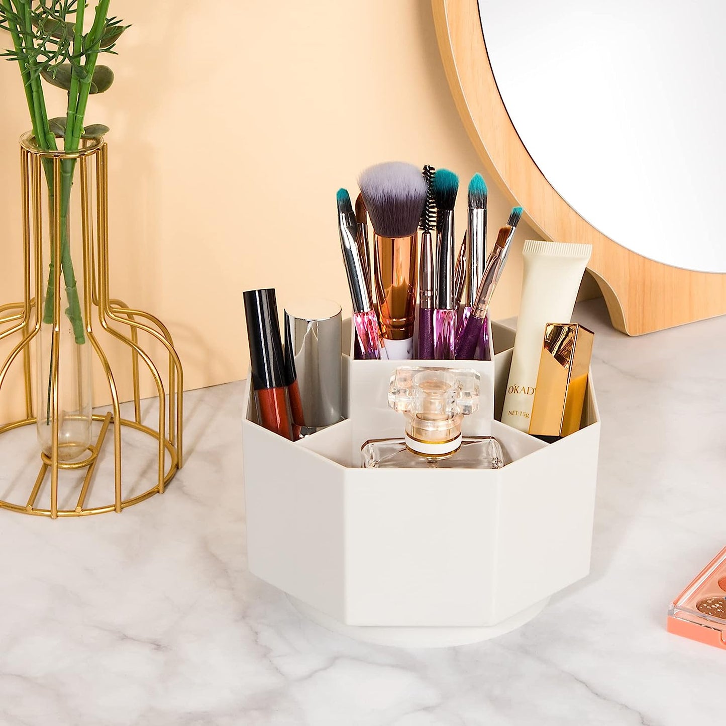 360 Rotating Makeup Organizer, Cosmetic Organizer Storage Box