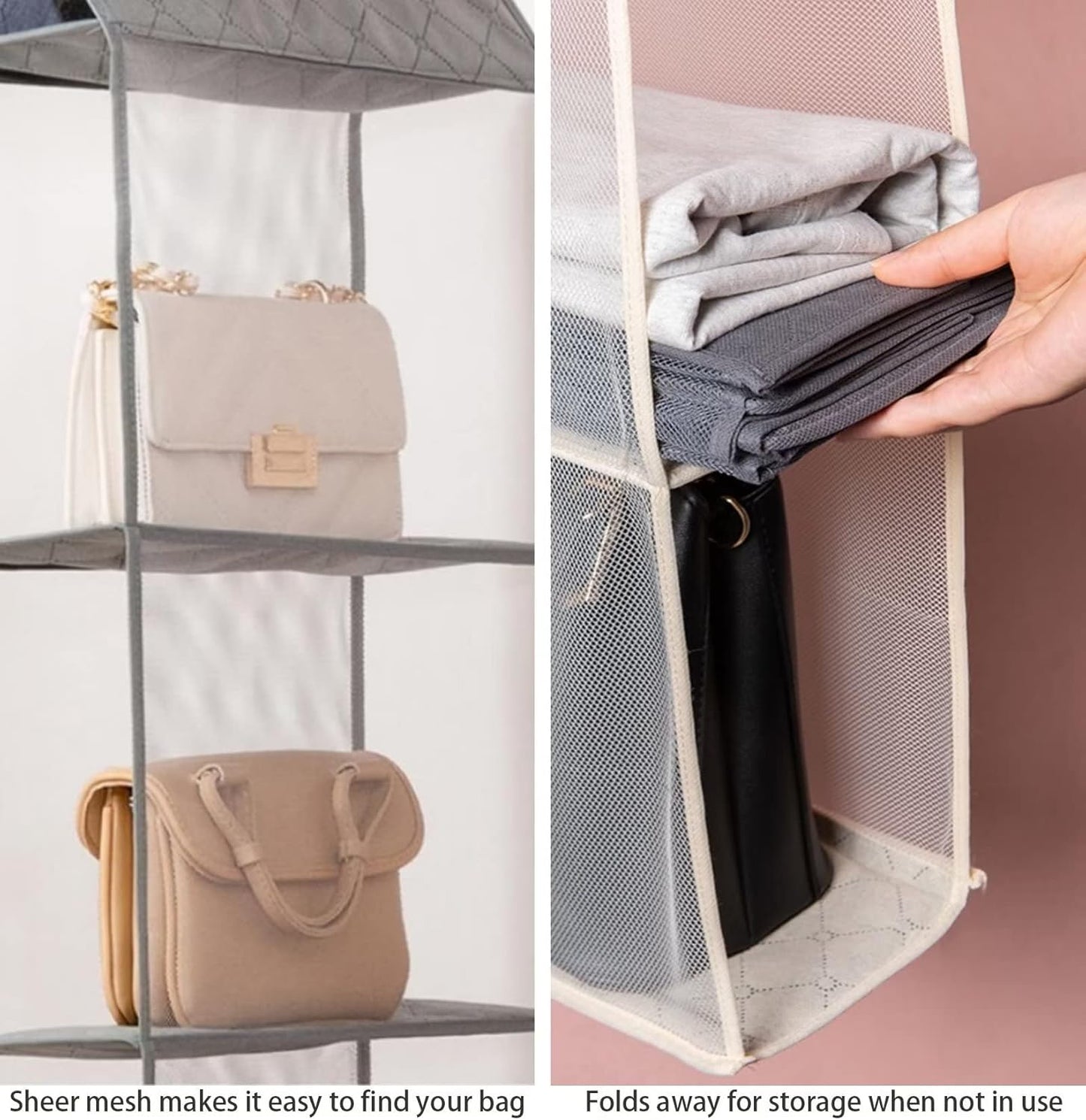 Hanging Handbag Organizer