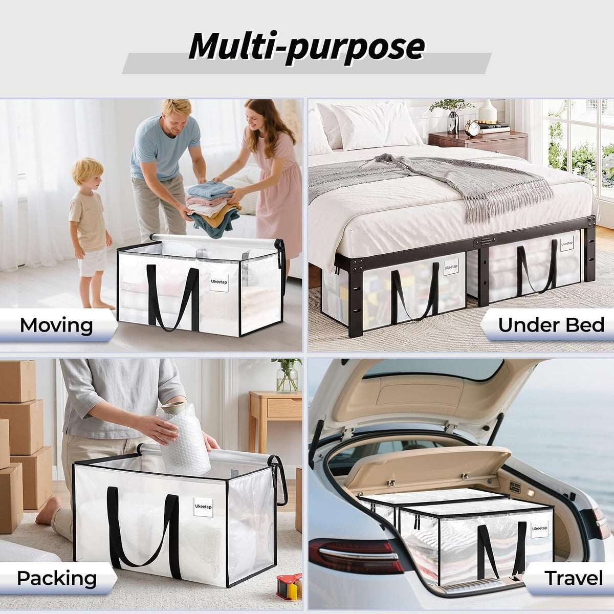 Transparent Large Storage Bag