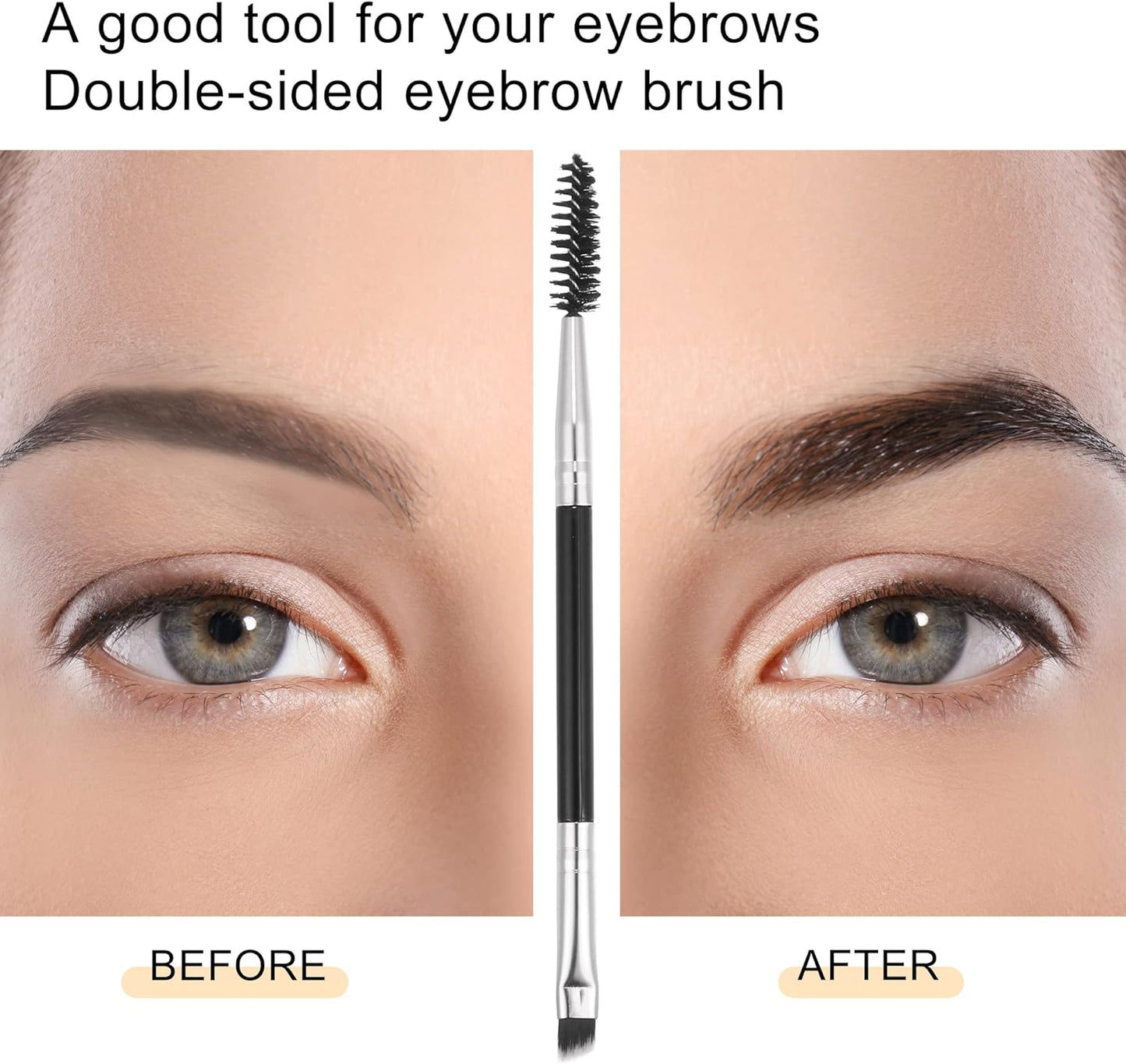 Dual Ended Eyebrow Brush