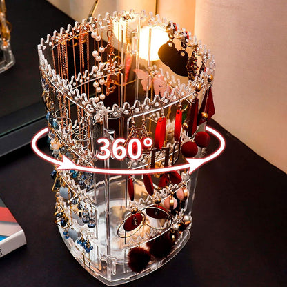 Rotating Jewelry Organizer Stand
