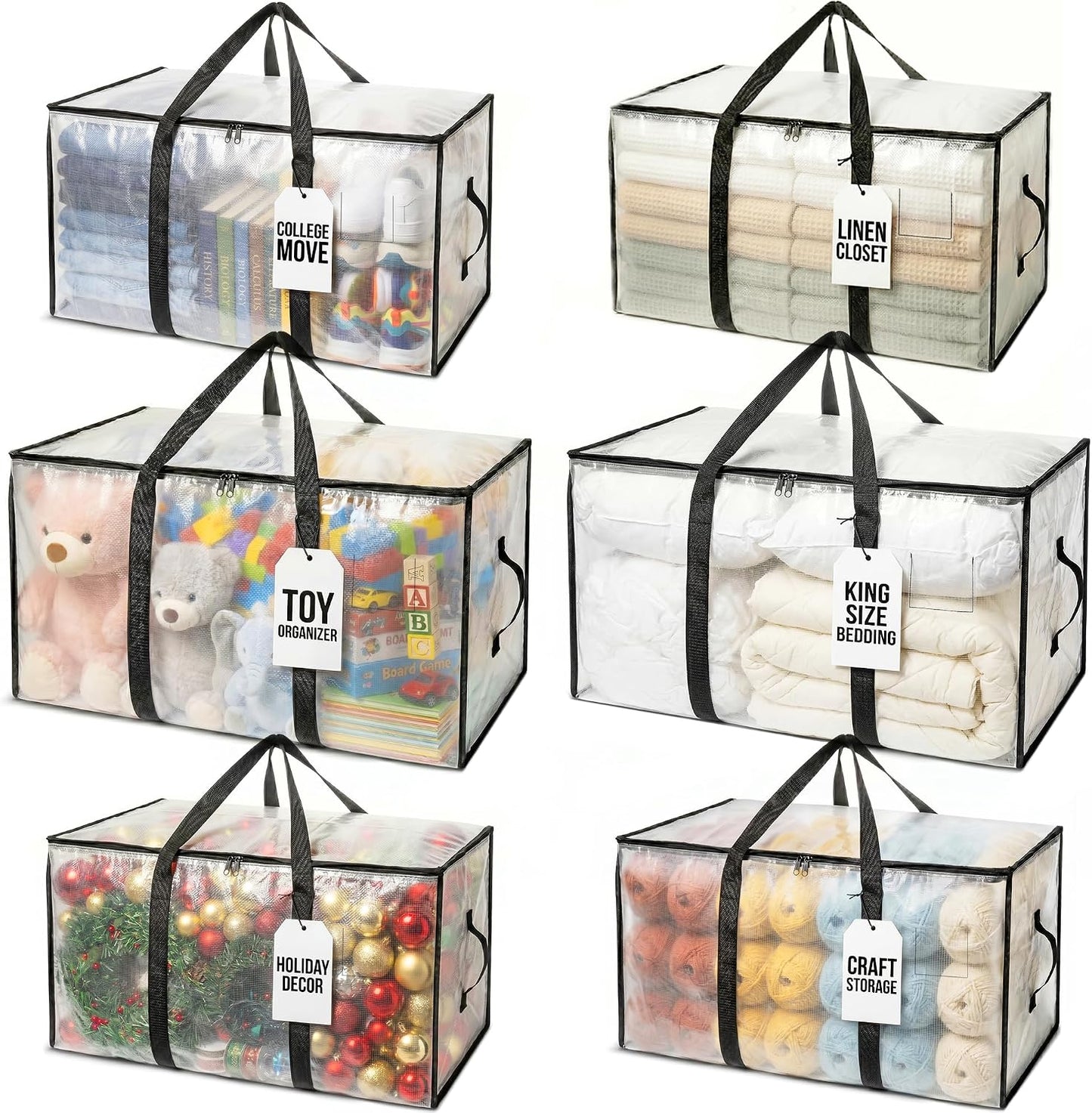 Transparent Large Storage Bag