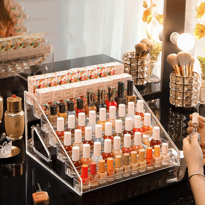 Multilevel Acrylic Cosmetics Display