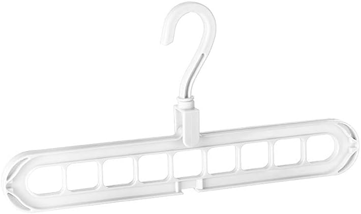 9 holes rotating hanger in white