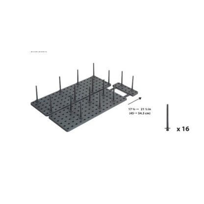 Adjustable Drawer Plate Rack