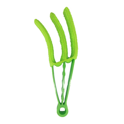 AC and blinds cleaning brush in green
