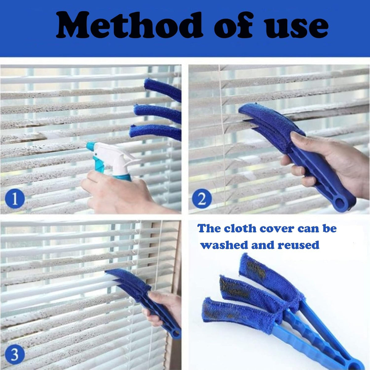 Microfiber blinds duster
