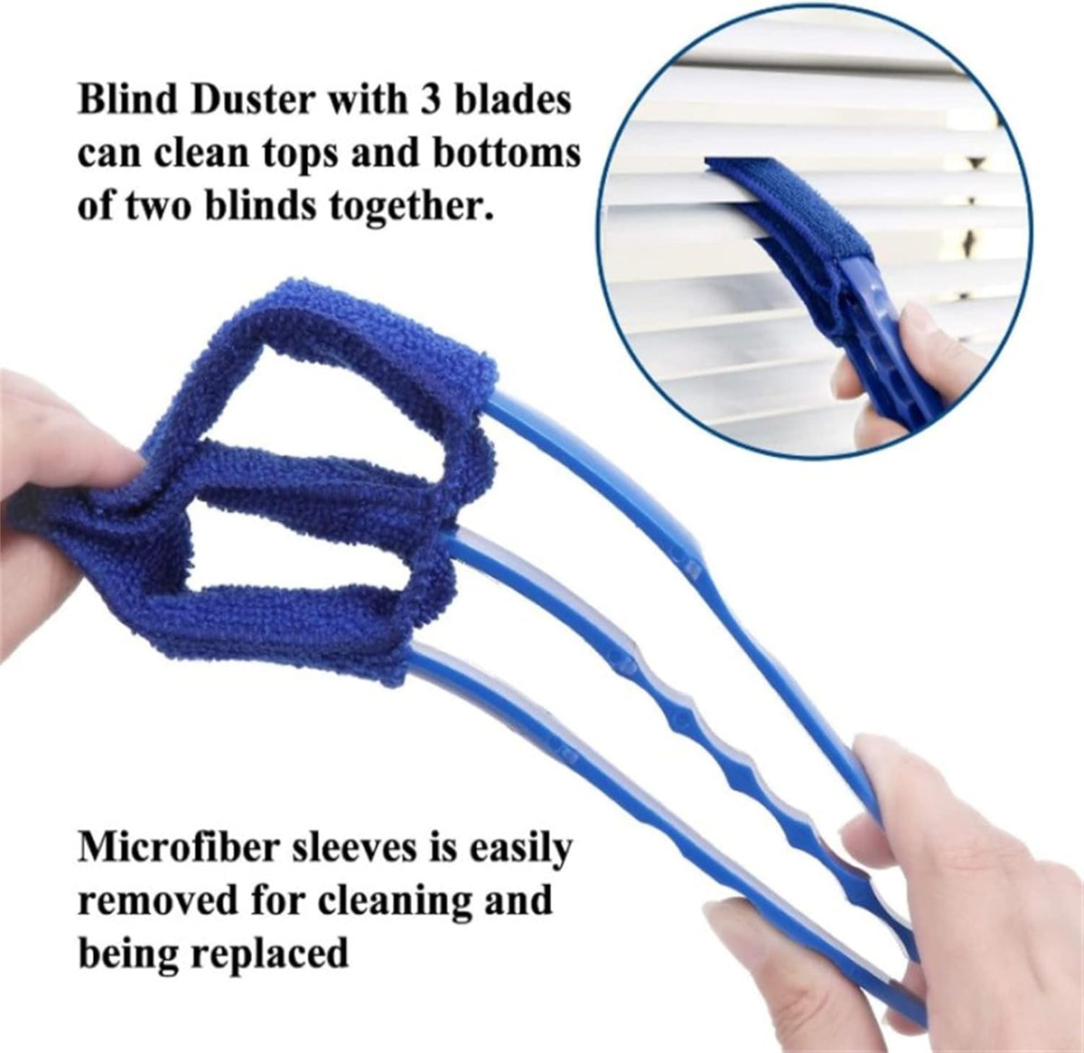 Cleaning brush for air conditioners and shutters