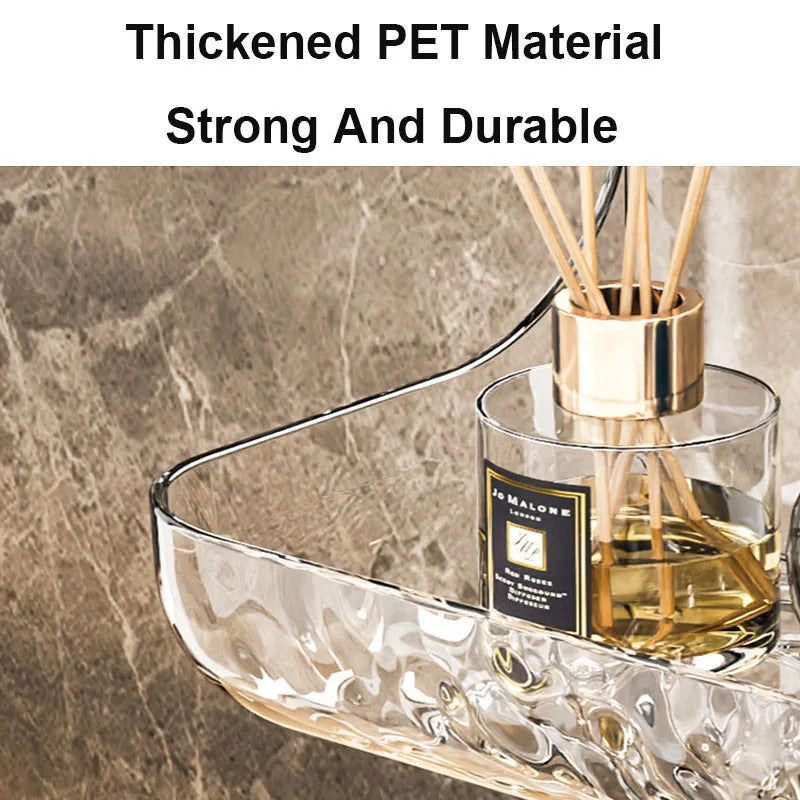 Floating acrylic shelf
