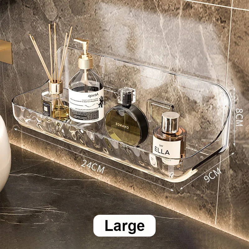 Acrylic bathroom rack, large
