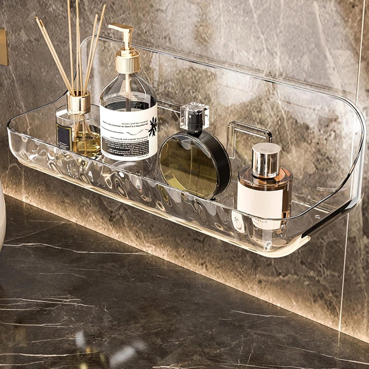 Waterproof acrylic bathroom storage rack