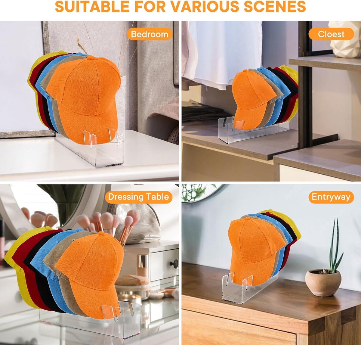 Cap organizer stand