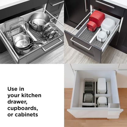 Plate rack for cabinets