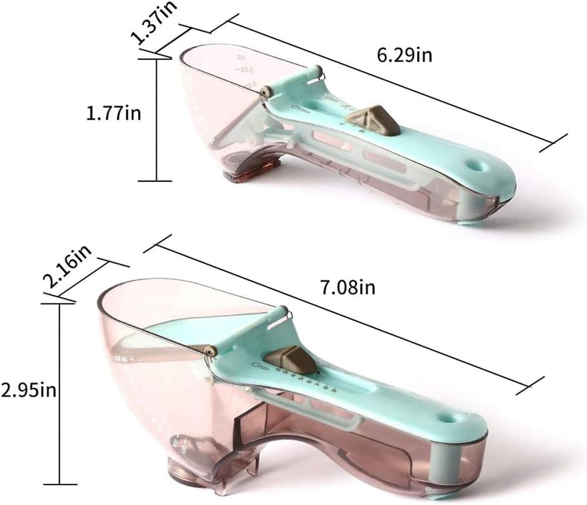 Easy-to-clean measuring spoons