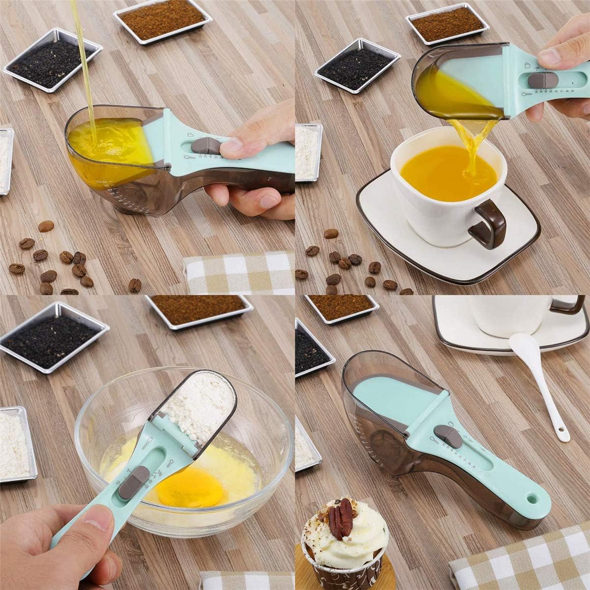 Space-saving measuring spoon