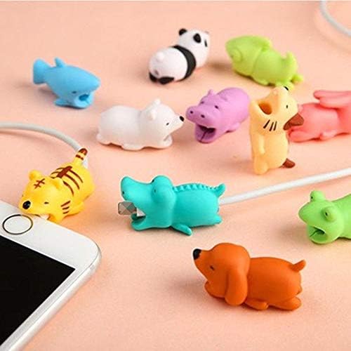 Cute animal cable protectors for charging cables