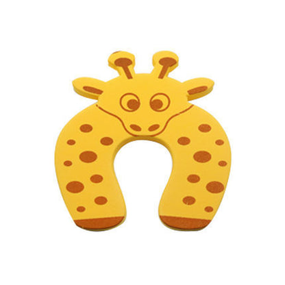 Anti pinch door stopper, giraffe design