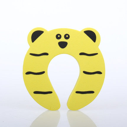 Anti pinch door stopper, tiger design