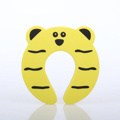 Anti pinch door stopper, tiger design