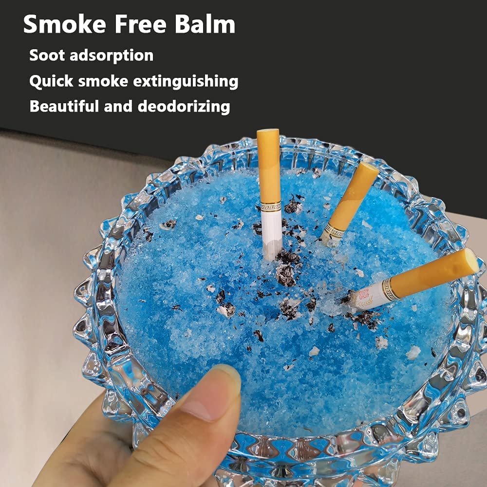 Smokeless ashtray sand for indoor use