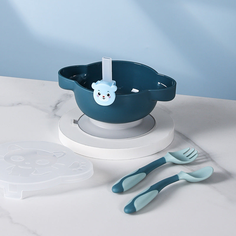 Baby feeding bowl set in blue