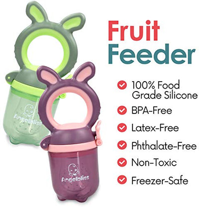 Baby fruit feeder that lets little ones taste fresh fruit