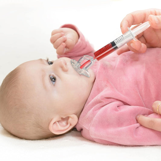 Baby medicine feeding pacifier for liquid medication