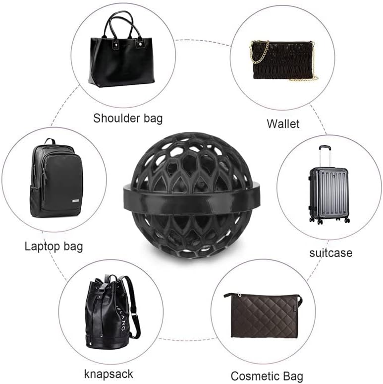 Handbag cleaning ball that picks up dust and crumbs