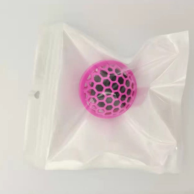 Bag cleaning sticky ball in pink