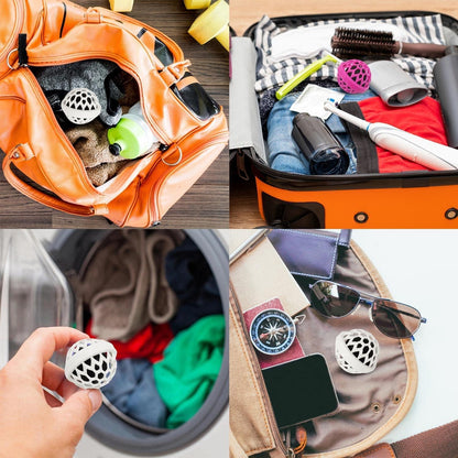 Washable, reusable bag cleaning ball