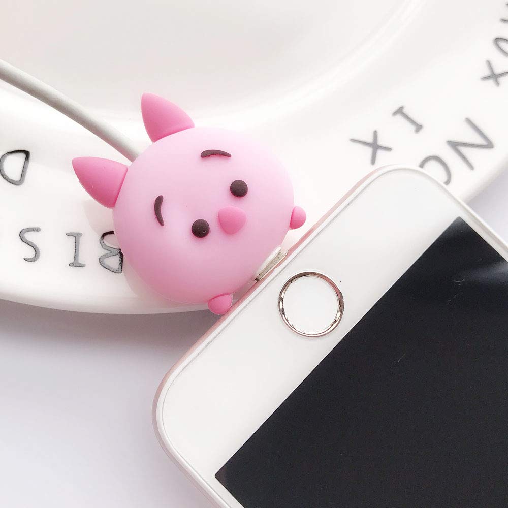 Cartoon cable protector for data cables