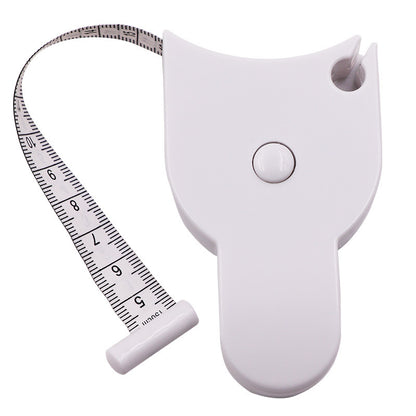Portable body measuring tape for home use
