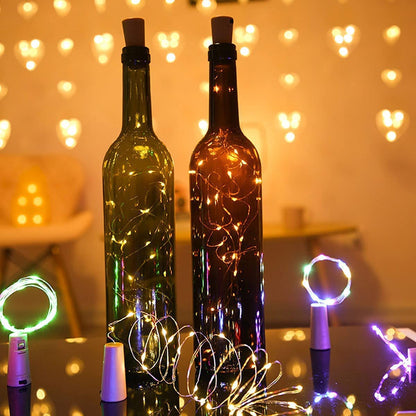 Bottle string lights for DIY crafts