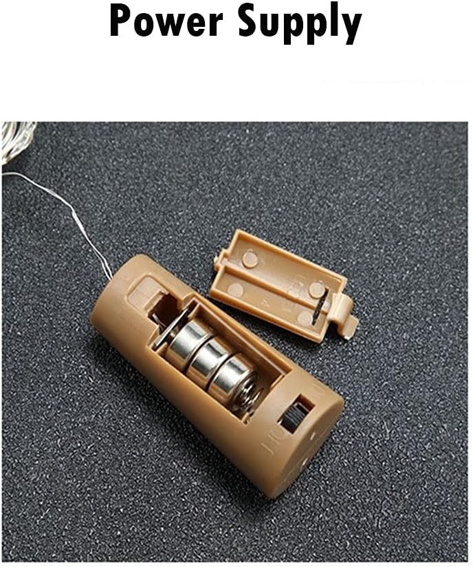 Cork string lights for home decor